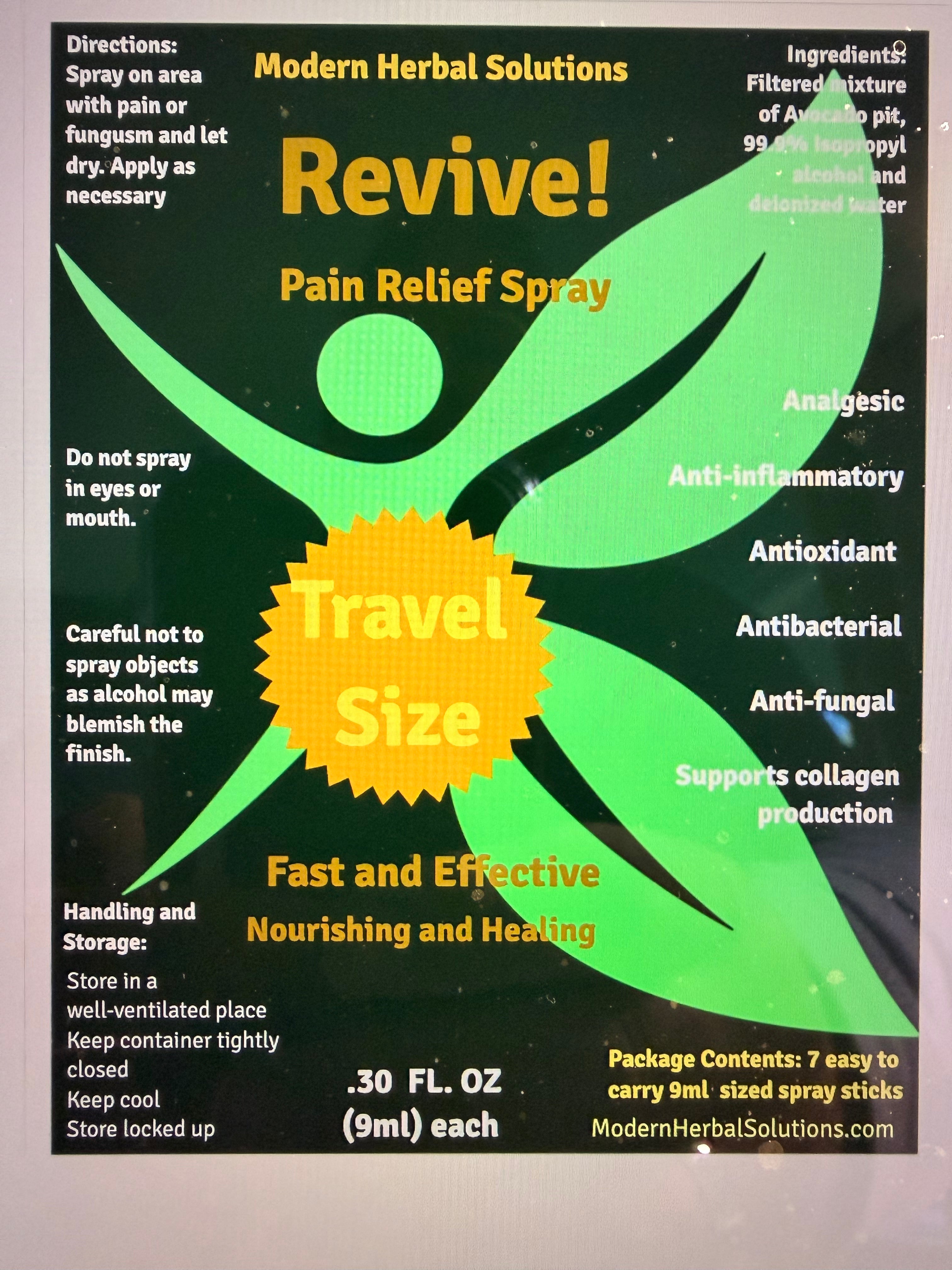 Revive! Pain Relief Travel Sticks