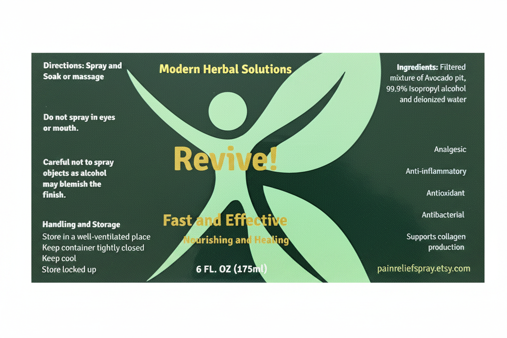 Revive! Label - Flat & Professional
